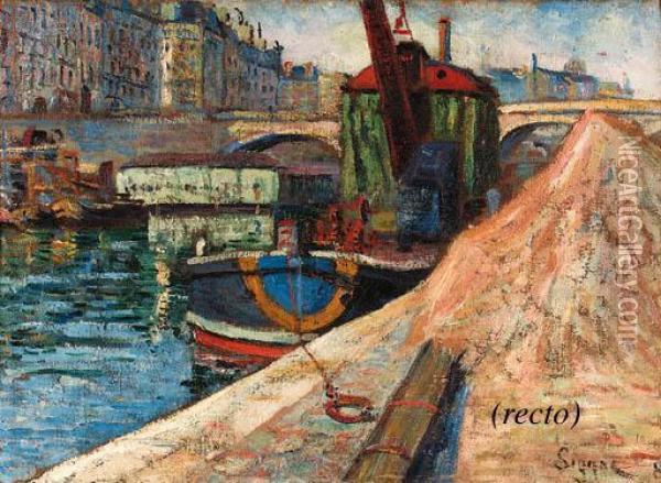 La Grue Oil Painting - Paul Signac