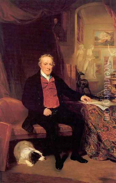 George O'Brien Wyndham, Third Earl of Egremont Oil Painting - Thomas Phillips