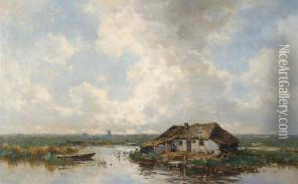 Afternoon In Depeel Oil Painting - Willem Cornelis Rip