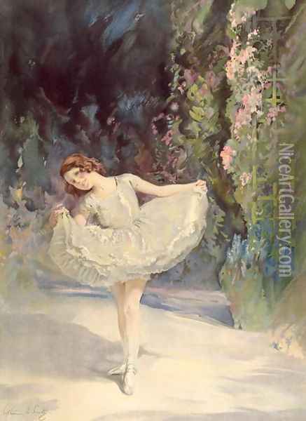 Ballet Oil Painting - Septimus Edwin Scott