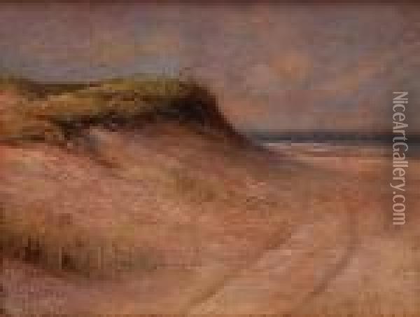 Sand Dunes Oil Painting - Arthur Vidal Diehl