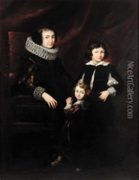 Ritratto Di Famiglia Oil Painting - Vincenzo Malo