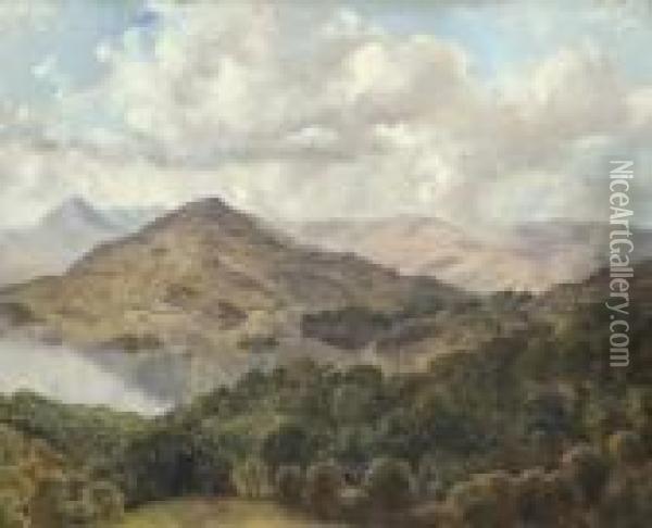 Glengarriff (from Roches Hotel) Oil Painting - Bartholomew Colles Watkins