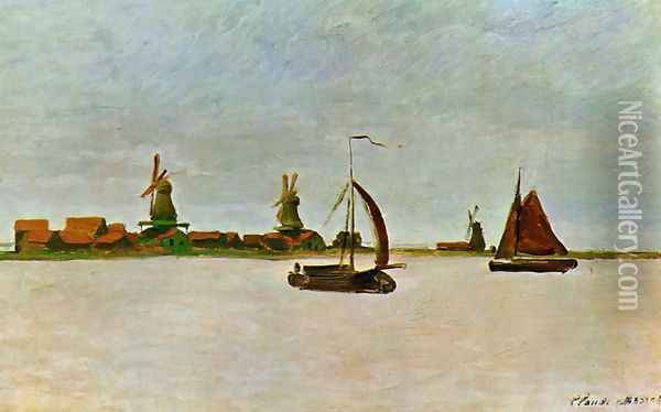 The Voorzaan Oil Painting - Claude Oscar Monet