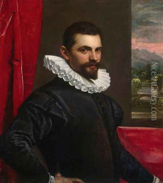 Portrait of a Man 2 Oil Painting - Domenico Tintoretto