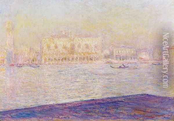 The Doges Palace Seen From San Giorgio Maggiore2 Oil Painting - Claude Oscar Monet