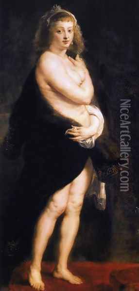 The Fur (Het Pelsken) 2 Oil Painting - Peter Paul Rubens