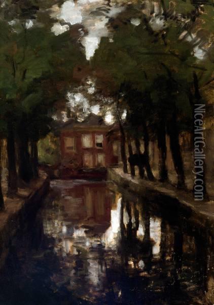 Smidswater In Den Haag Oil Painting - Willem Bastiaan Tholen