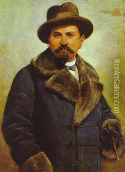 Portrait Eines Herren Oil Painting - Vaclav Brozik