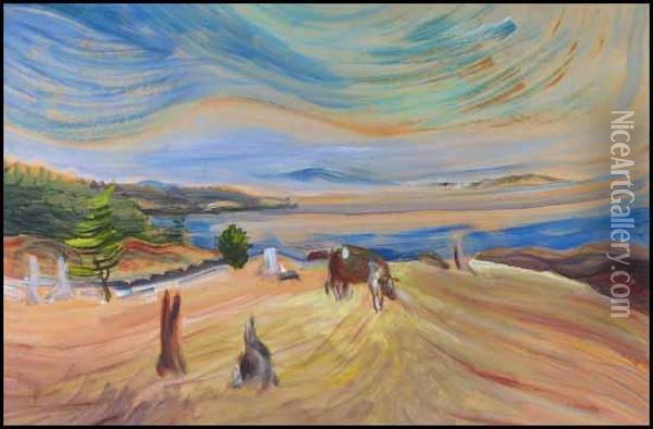 On The Coast Oil Painting - Emily M. Carr