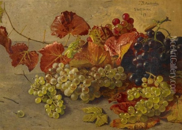 Weintrauben Oil Painting - Karl Paul Themistocles von Eckenbrecher