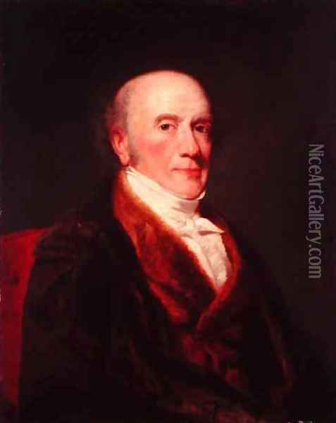 Portrait of Alexander Baring Lord Ashburton 1774-1848 Oil Painting - George Peter Alexander Healy
