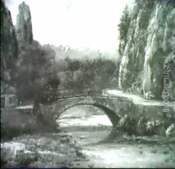 Pont De La Roche St. Sulpice Oil Painting - Gustave Courbet