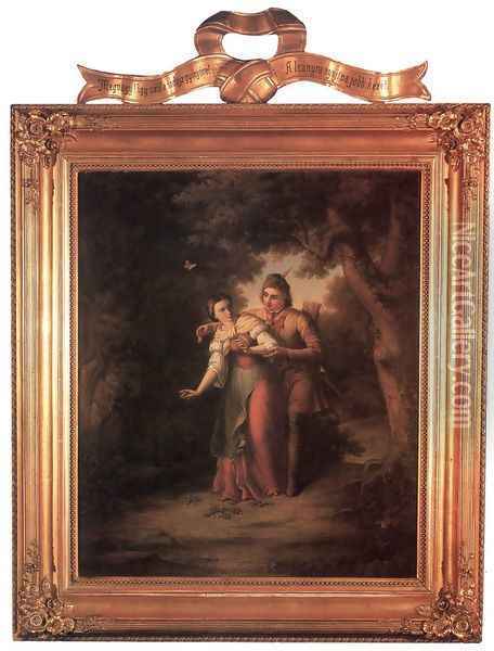 Series Szep Ilonka- II. The Surprise 1866 Oil Painting - Soma Orlai Petrich