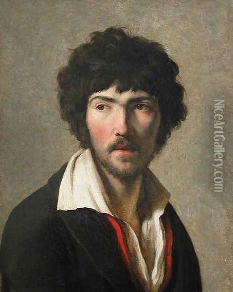 Portrait of Maurice Quay 1797-99 Oil Painting - Henri-Francois Riesener