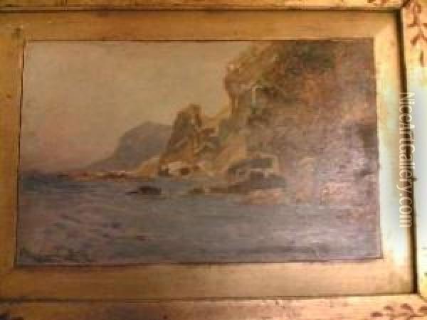 Capri - 1882 Oil Painting - Bernard Hay