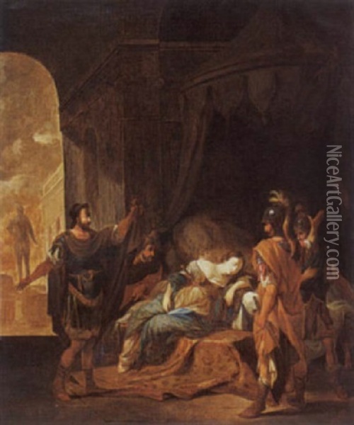 The Death Of Lucretia Oil Painting - Willem De Poorter