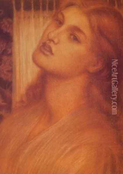La Pia Oil Painting - Dante Gabriel Rossetti