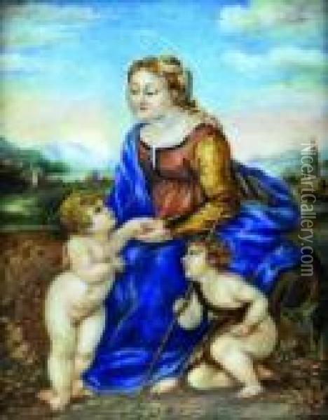 Jardiniere Oil Painting - Raphael (Raffaello Sanzio of Urbino)