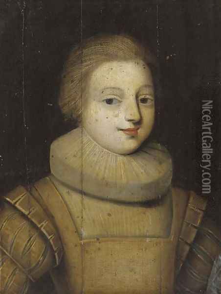 Portrait of a lady Oil Painting - Sir William Segar