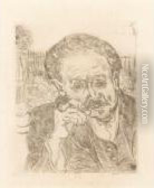 Portrait Of Dr. Gachet (van Heugten / Pabst 10) Oil Painting - Vincent Van Gogh