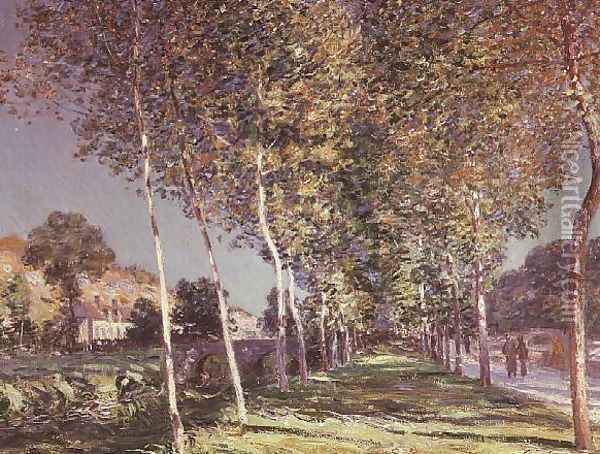 The Walk, 1890 Oil Painting - Alfred Sisley