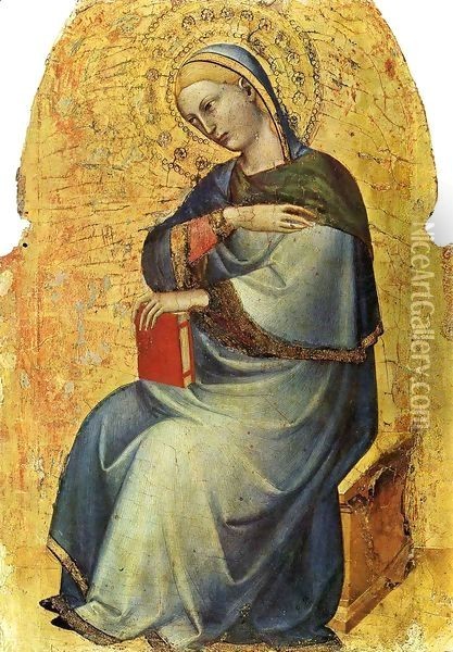 Virgin of the Annunciation Oil Painting - Giovanni Da Milano