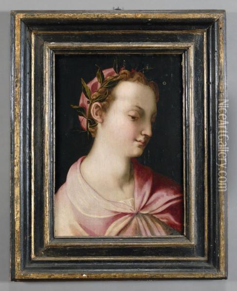 Allegoria Della Poesia Oil Painting - Agnolo Bronzino