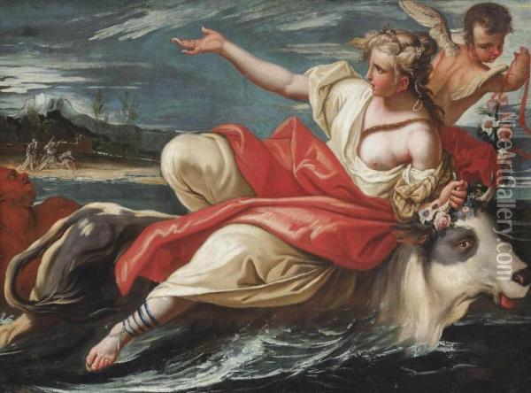 The Rape Of Europa Oil Painting - Sebastiano Ricci