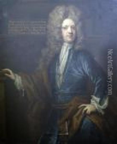 Portrait Of Francis, 2nd Lord Guilford (1673-1729) Oil Painting - Johann Closterman