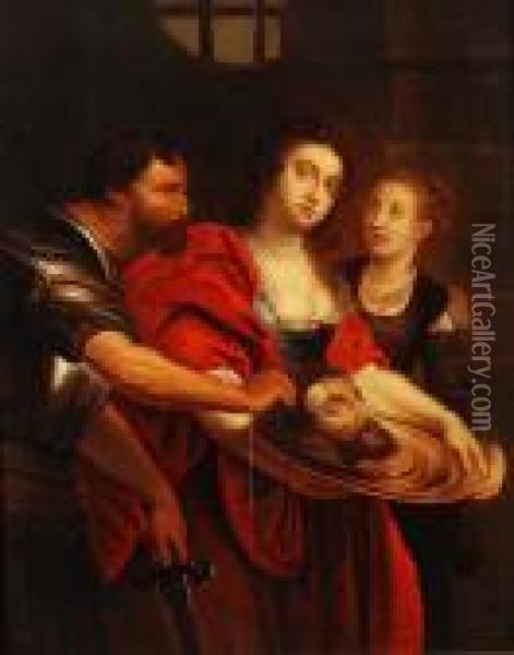Salome Mit Dem Kopf Des Johannes Oil Painting - Peter Paul Rubens