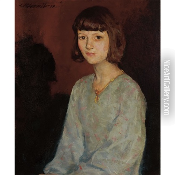 Portrait Of Doti Oil Painting - Charles Webster Hawthorne