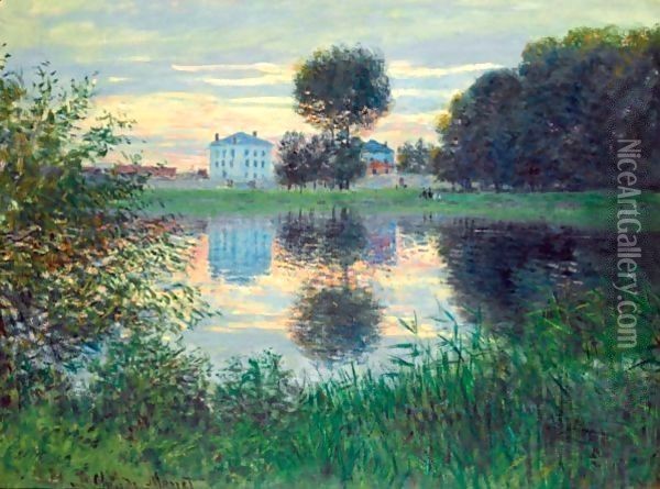 L'Arbre En Boule, Argenteuil Oil Painting - Claude Oscar Monet