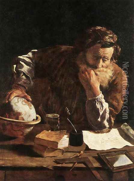 Portrait of a Scholar Oil Painting - Domenico Fetti