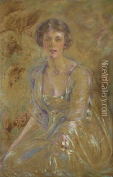 Portrait Of A Beauty Oil Painting - Robert Reid