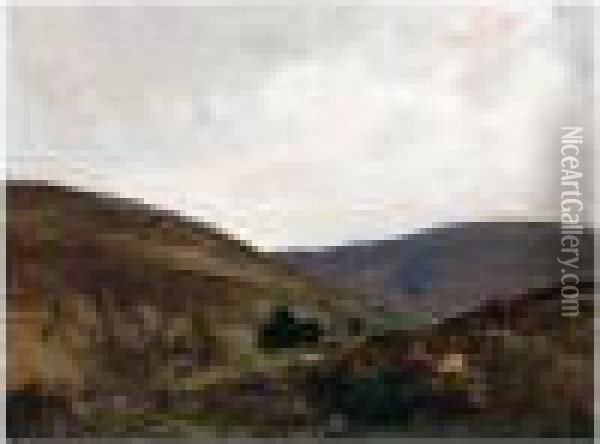 Oragh Mountain Oil Painting - James Humbert Craig