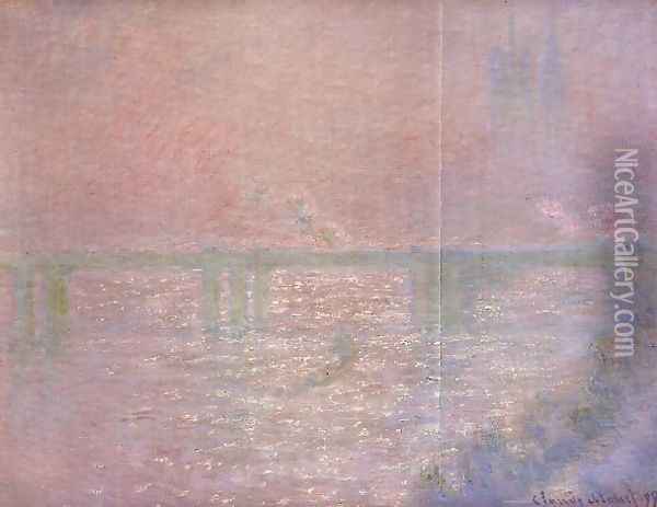 Charing Cross Bridge9 Oil Painting - Claude Oscar Monet