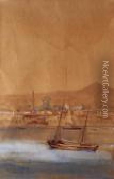 Larnaca Oil Painting - Hermann Struck