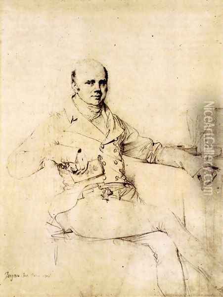 John Russel, Sixth Duke of Bedford Oil Painting - Jean Auguste Dominique Ingres