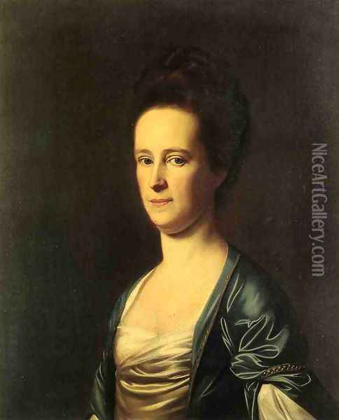 Mrs Elizabeth Coffin Amory Oil Painting - John Singleton Copley