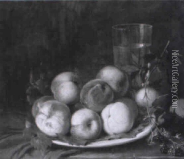 Fruchtestilleben Oil Painting - Rudolf Bernhard Willmann