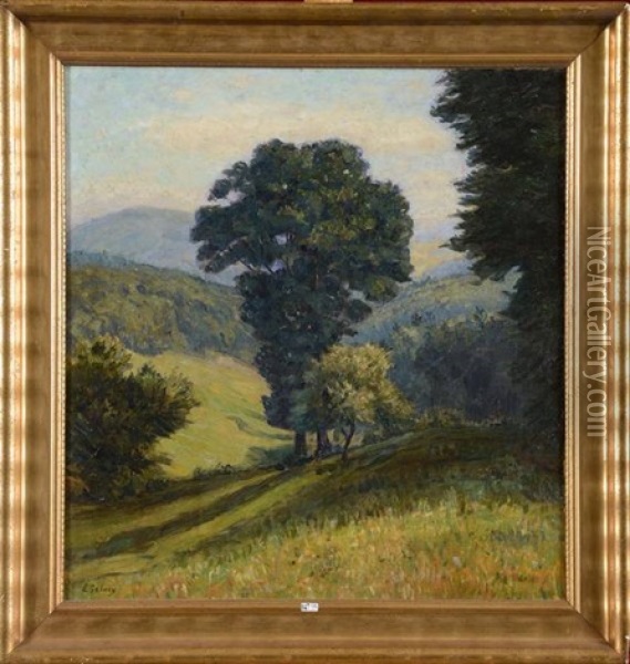 Paysage Vallonne Oil Painting - Enrique Galwey