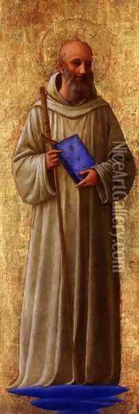 St Romuald Oil Painting - Angelico Fra