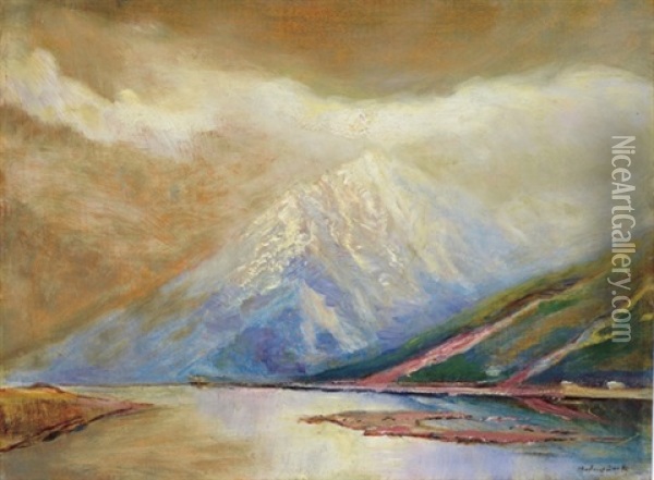Tatra Mountains Oil Painting - Laszlo Mednyanszky