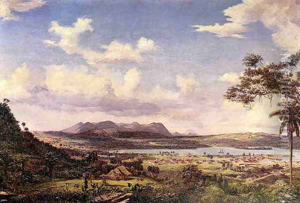 The Bay of Matanzas, Cuba Oil Painting - Charles DeWolf Brownell