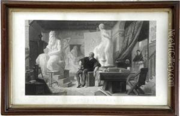 Michel-ange Buonarroti Oil Painting - Alexandre and Jourdan, Adolphe Cabanel