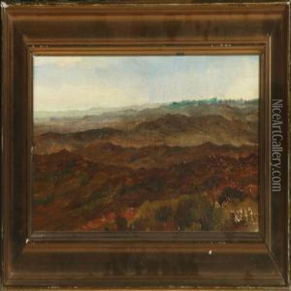 Moor Scenery Oil Painting - Vilhelm Peter C. Kyhn