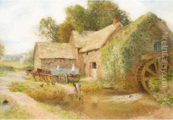 The Mill Oil Painting - Arthur Claude Strachan
