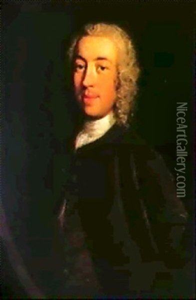 Portrait Of Edward Goldney Oil Painting - Thomas Frye