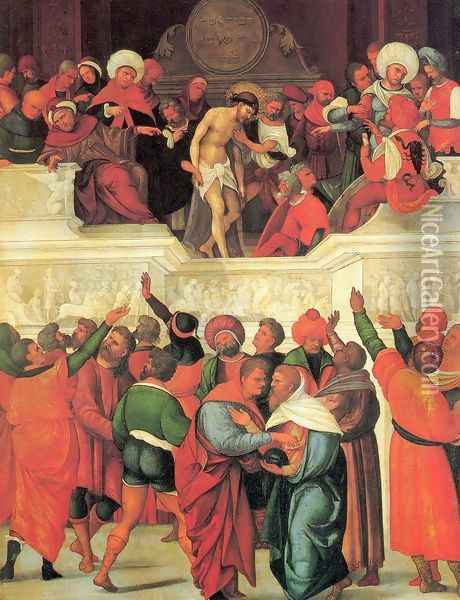 Ecce Homo 1524-25 Oil Painting - Ludovico Mazzolino